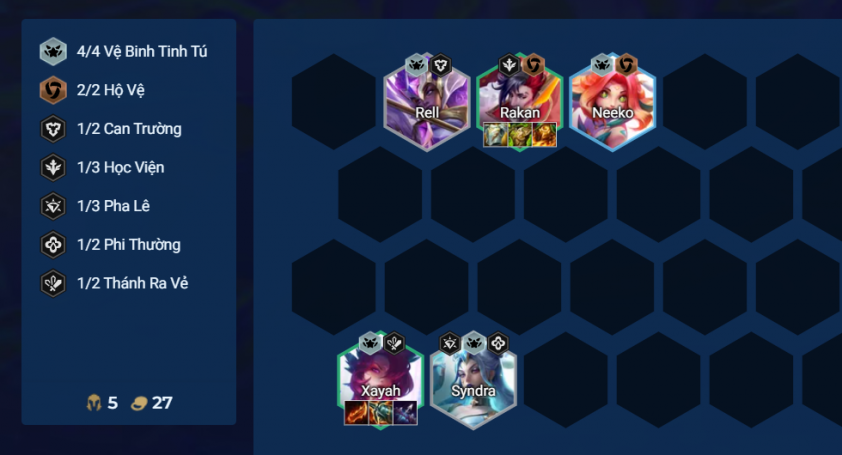 Chiến thuật đầu game Xayah Vệ Binh Tinh Tú