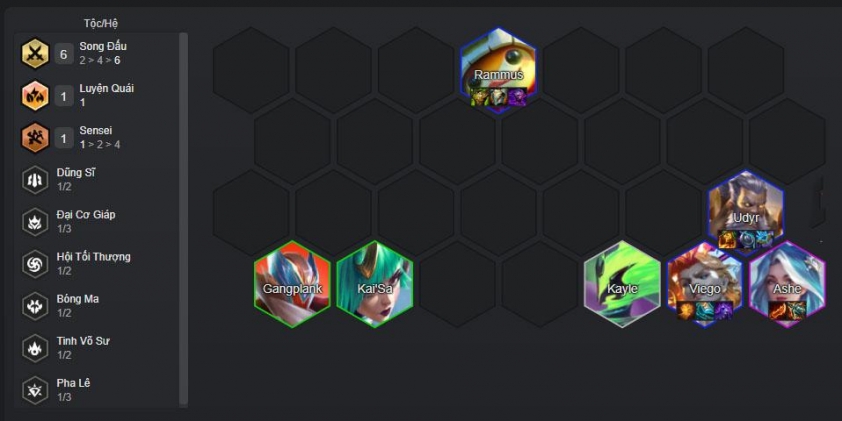 Đội hình Rammus Song Đấu TFT Season 15