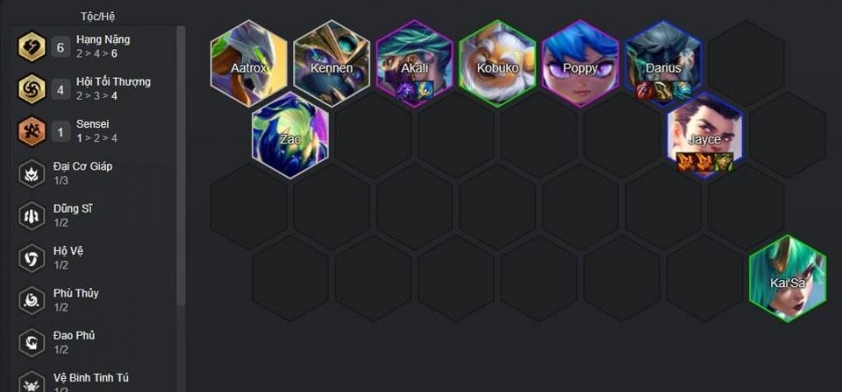 Hoàn thiện đội hình cuối game