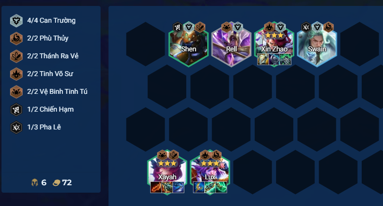 Reroll và xây dựng đội hình giữa game