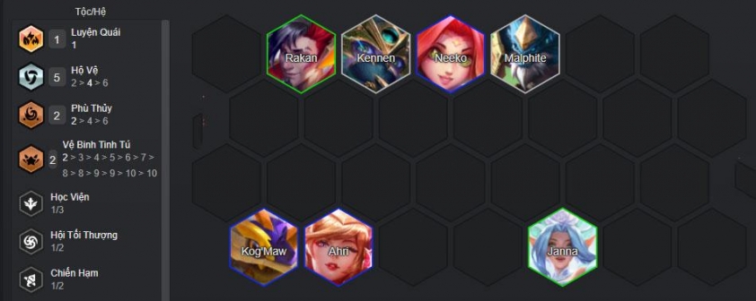 Giữa game đội hình Kog'Maw - Ahri DTCL mùa 15