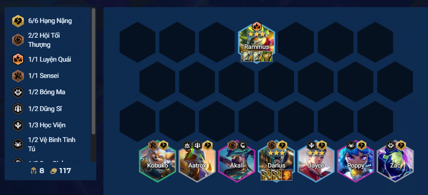 Rammus atomic gây sát thương diện rộng