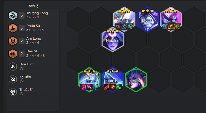 Cách chơi giữa game Lux Thượng Long