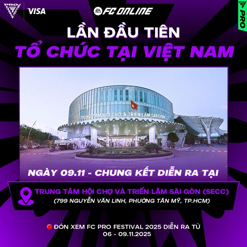 Trung tâm Hội chợ và Triển lãm Sài Gòn - Địa điểm tổ chức trận đấu giao hữu SECC Quận 7 TP.HCM