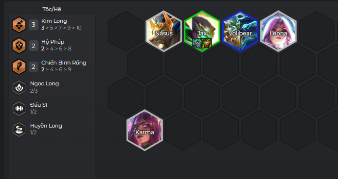 Giai đoạn đầu game đội hình Idas Kim Long Đội hình đầu game Idas Kim Long DTCL Mùa 7.5