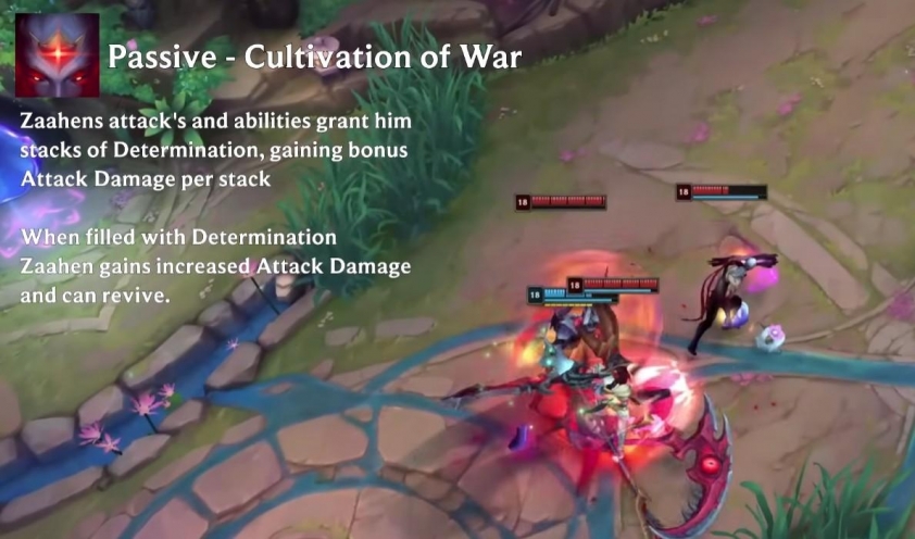 Nội tại của tướng Zaahen Hiệu ứng nội tại Quyết Tâm của Zaahen