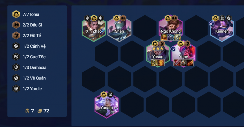 Chiến thuật giữa game Yasuo Ionia Chiến thuật giữa game Yasuo Ionia DTCL Mùa 16