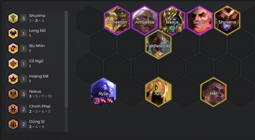 Phân tích ưu và nhược điểm đội hình Ryze Shurima