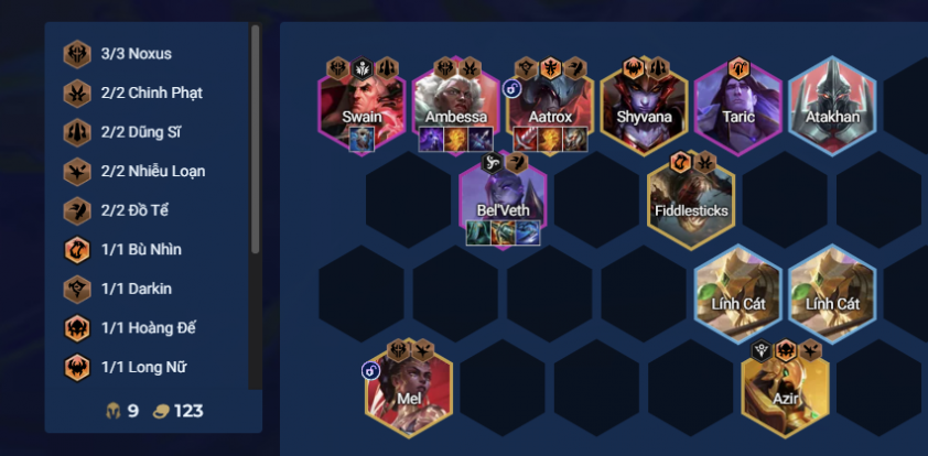 Cách chơi đội hình Bel'veth Carry DTCL Mùa 16 Đội hình Bel'veth Dive DTCL Mùa 16