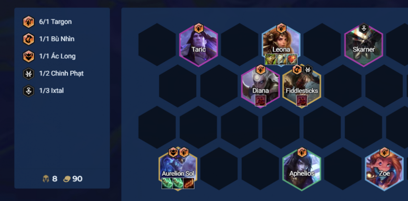Cách chơi đội hình Aurelion Sol Targon cực khỏe DTCL Mùa 16 Đội hình ASOL Carry DTCL Mùa 16
