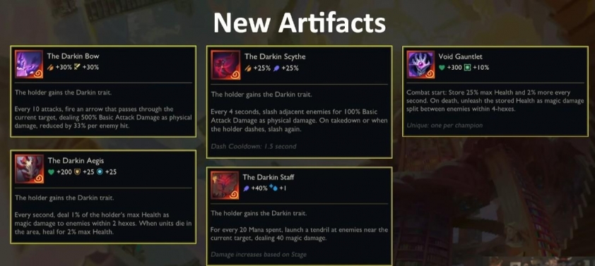 Nhóm trang bị Darkin Trang bị Darkin trong DTCL mùa 16