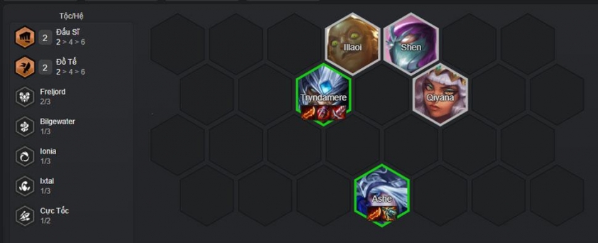 Đầu game đội hình Ashe Tryndamere reroll Chiến thuật đầu game với Ashe và Tryndamere