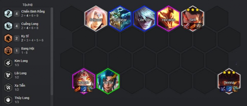 Chiến thuật cuối game với Sett Cuồng Long Cuối game bổ sung Hecarim và Sejuani