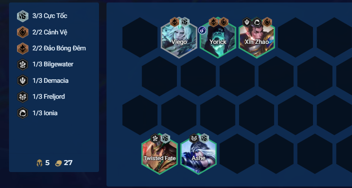 Cách xây dựng đội hình Kalista Cảnh Vệ đầu trận