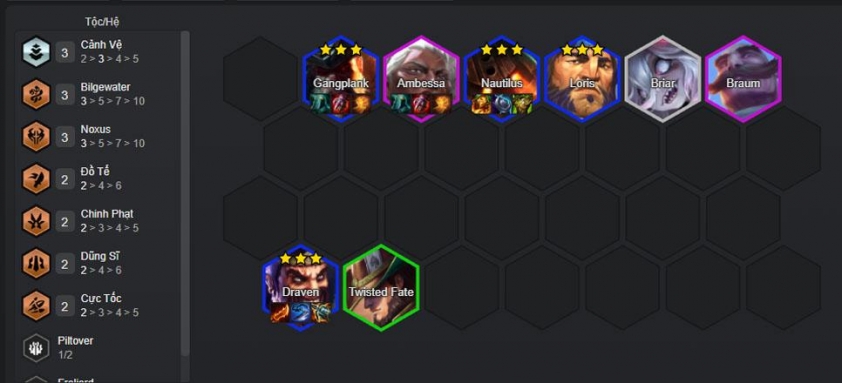 Chiến thuật cuối game đội hình Draven Cảnh Vệ