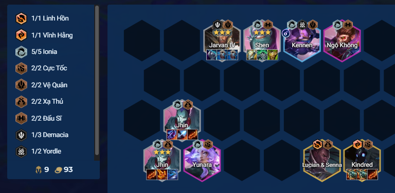 Đầu tư trang bị cuối game cho Kindred và Lucian