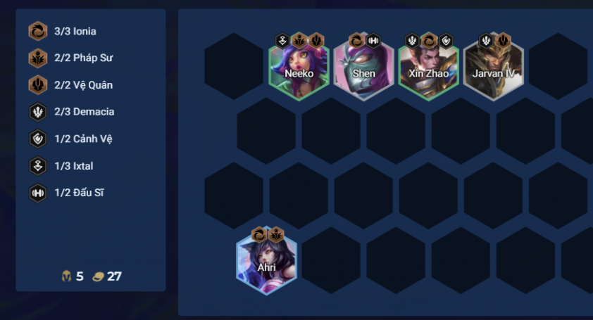 Cách chơi đầu game đội hình Ahri reroll