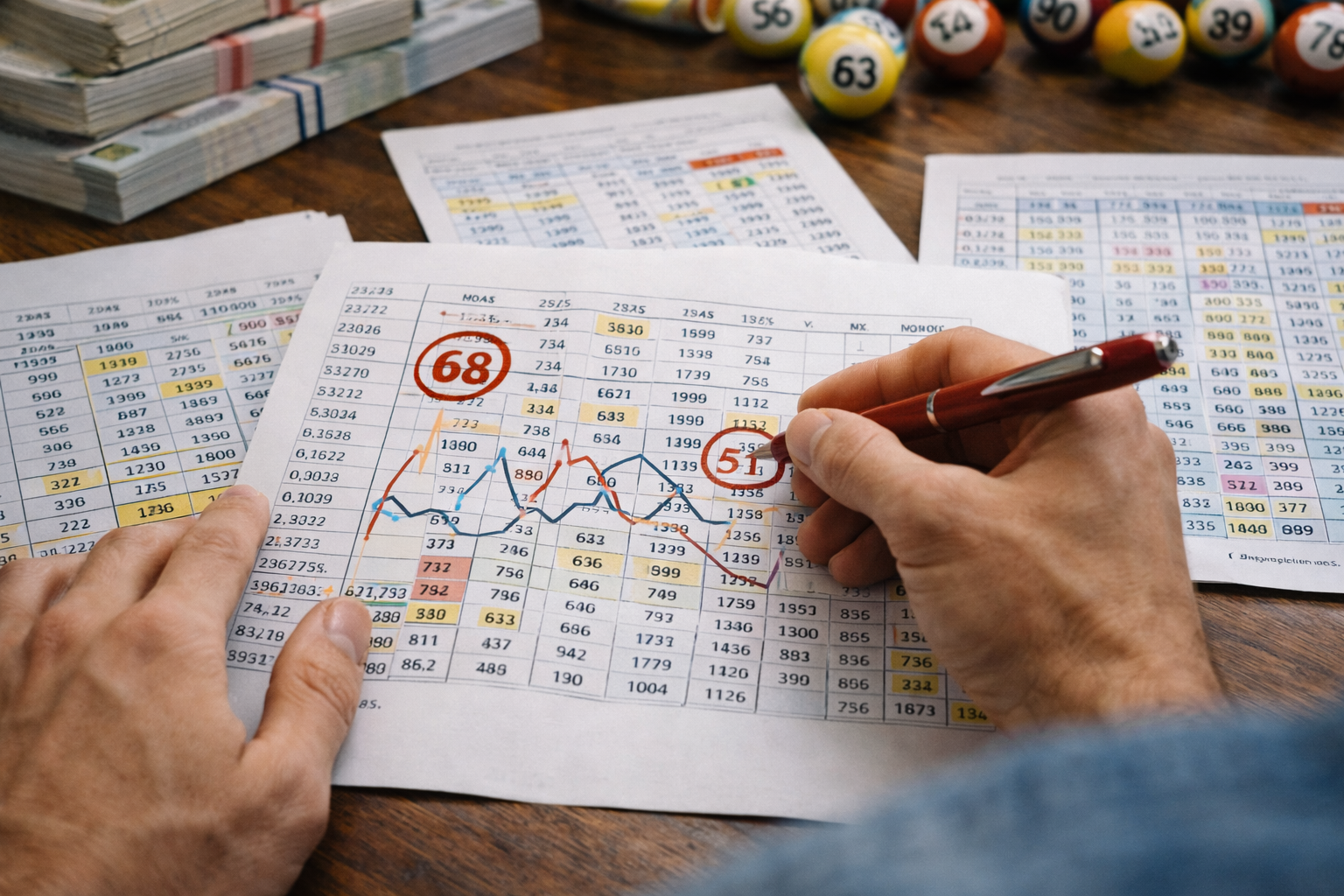 Phân tích kết quả xổ số trên giấy